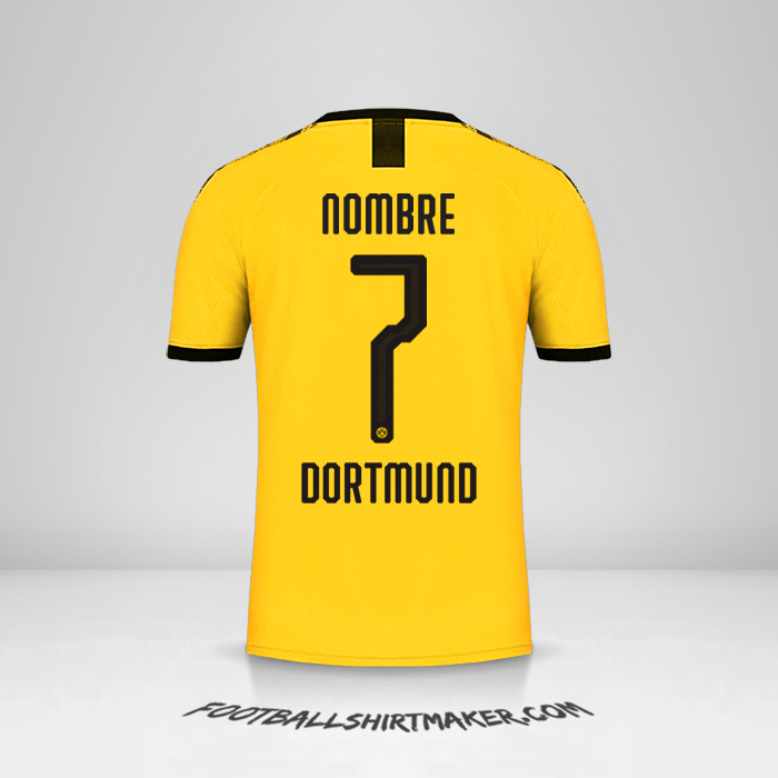 Jersey Borussia Dortmund Cup 2019/20 Local -  nombre - 7