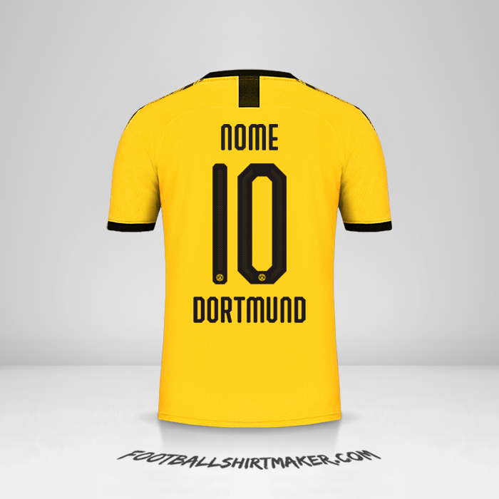 Camisa Borussia Dortmund Cup 2019/20 Principal -  nome - 10