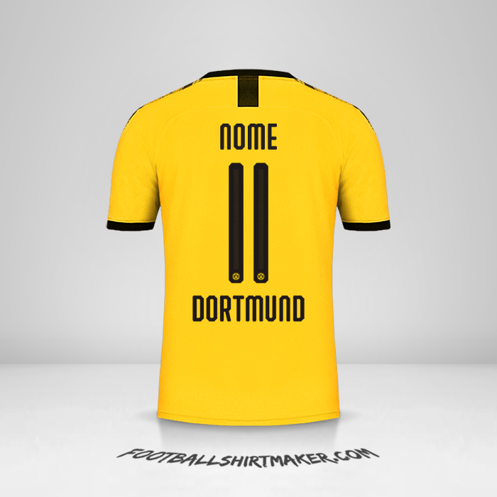 Maglia Borussia Dortmund Cup 2019/20 Prima -  nome - 11