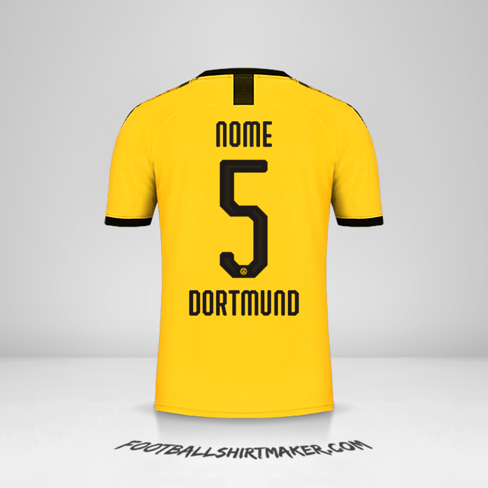 Maglia Borussia Dortmund Cup 2019/20 Prima -  nome - 5
