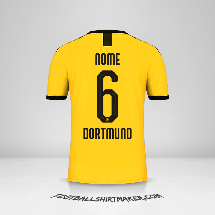 Maglia Borussia Dortmund Cup 2019/20 Prima -  nome - 6