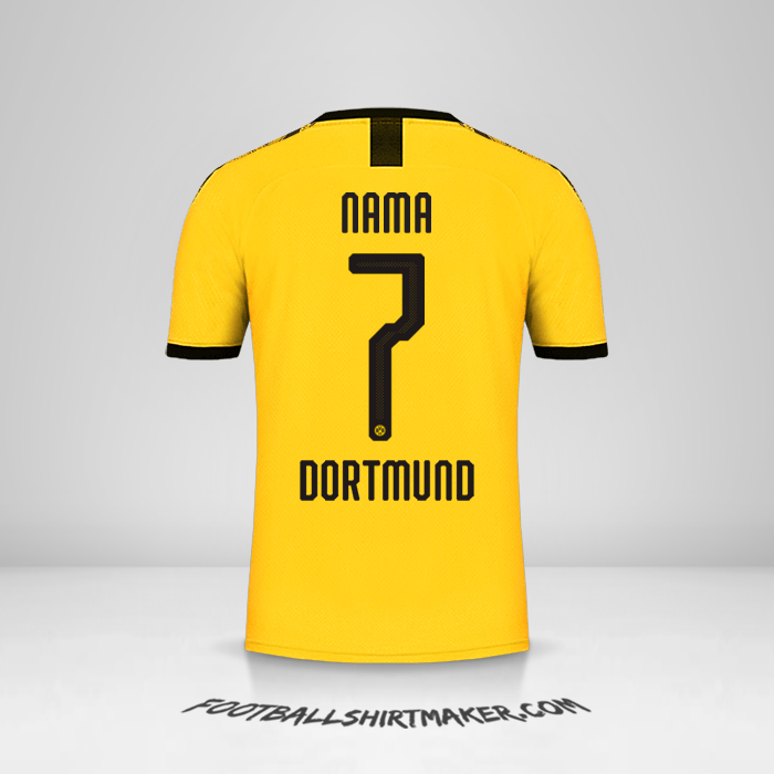 Jersey Borussia Dortmund Cup 2019/20 Kandang -  nama - 7