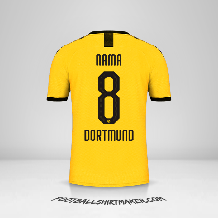 Jersey Borussia Dortmund Cup 2019/20 Kandang -  nama - 8