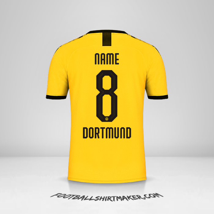 Shirt Borussia Dortmund Cup 2019/20 Home -  name - 8