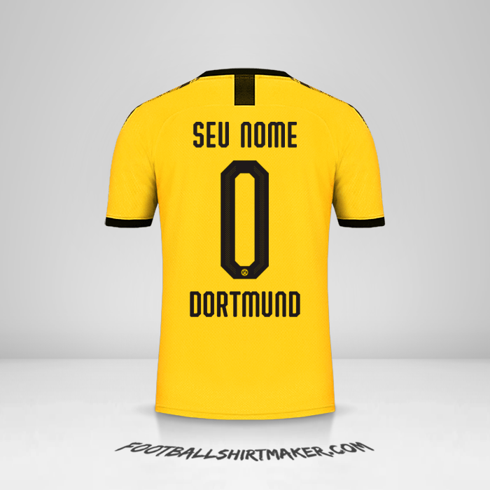 Camisa Borussia Dortmund Cup 2019/20 I -  seu nome - 0