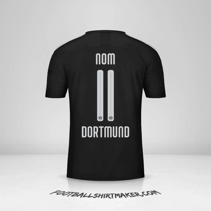 Maillot Borussia Dortmund Cup 2019/20 Extérieur -  nom - 11