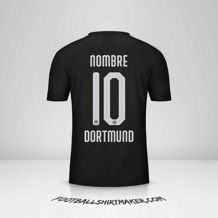 Jersey Borussia Dortmund Cup 2019/20 Visita -  nombre - 10