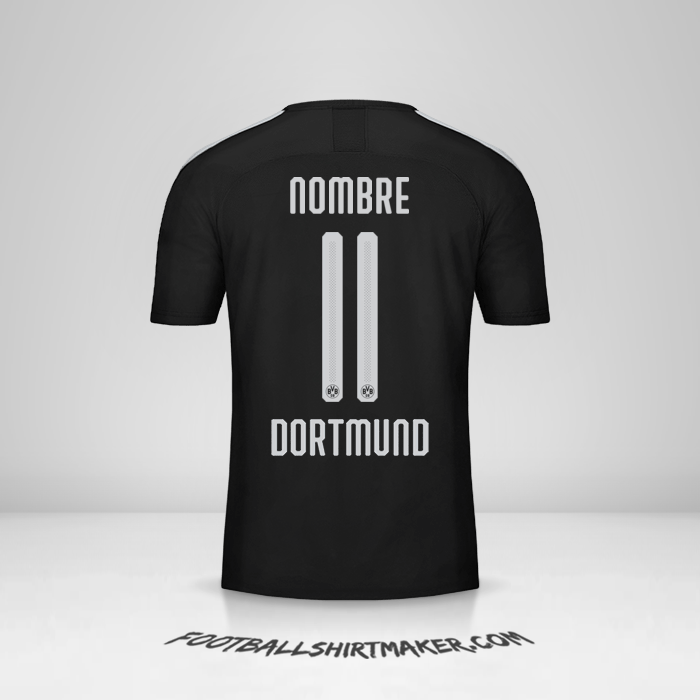 Jersey Borussia Dortmund Cup 2019/20 Visita -  nombre - 11