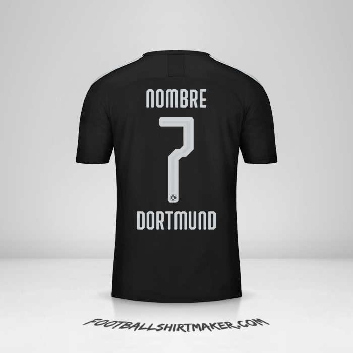 Camiseta Borussia Dortmund Cup 2019/20 Visita -  nombre - 7