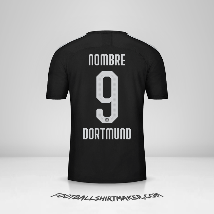 Jersey Borussia Dortmund Cup 2019/20 Visita -  nombre - 9