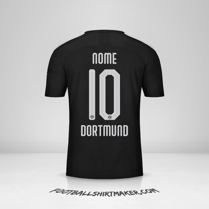 Maglia Borussia Dortmund Cup 2019/20 Seconda -  nome - 10