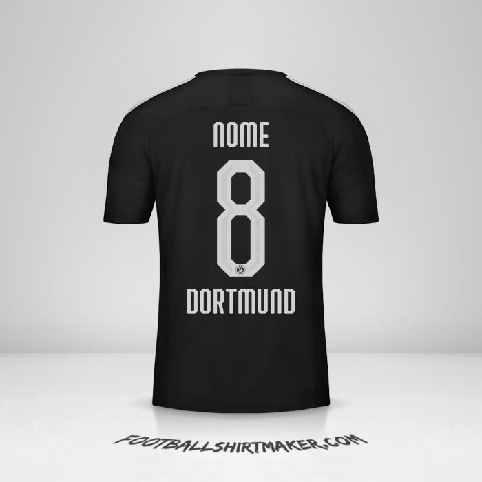 Camisa Borussia Dortmund Cup 2019/20 Alternativa -  nome - 8