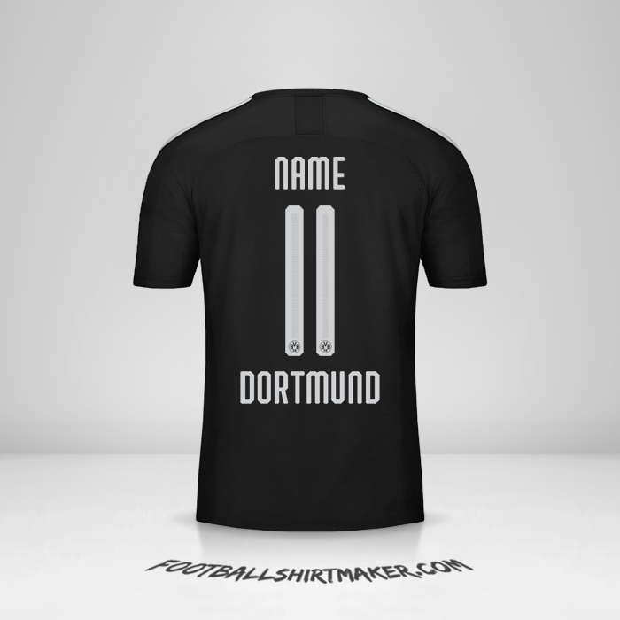 Trikot Borussia Dortmund Cup 2019/20 Auswärts -  name - 11