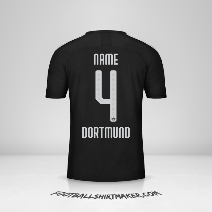 Jersey Borussia Dortmund Cup 2019/20 Away -  name - 4
