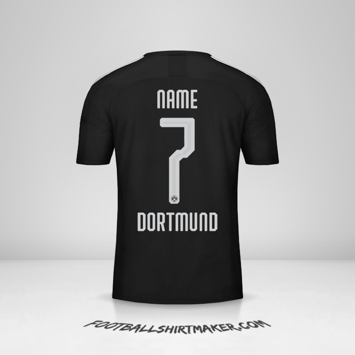 Shirt Borussia Dortmund Cup 2019/20 Away -  name - 7