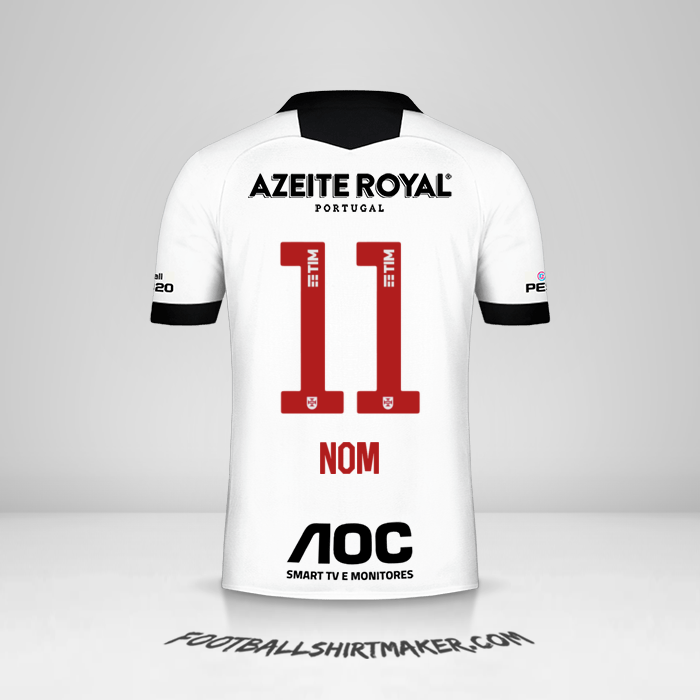 Maillot Vasco da Gama 2019/20 Troisième -  nom - 11
