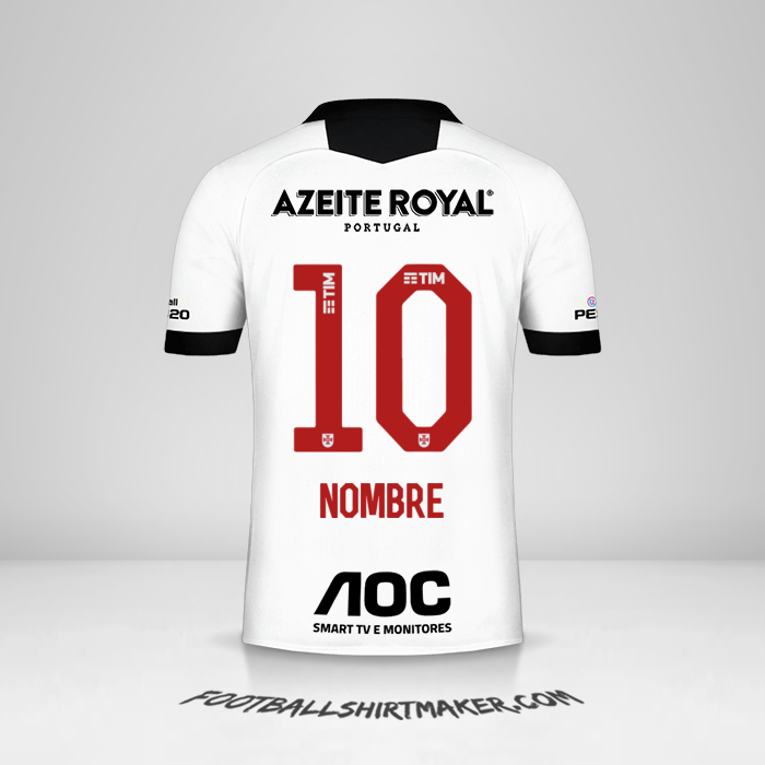 Jersey Vasco da Gama 2019/20 Tercera -  nombre - 10