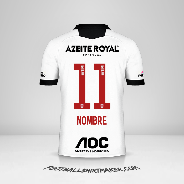 Jersey Vasco da Gama 2019/20 Tercera -  nombre - 11
