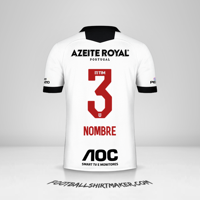 Jersey Vasco da Gama 2019/20 Tercera -  nombre - 3