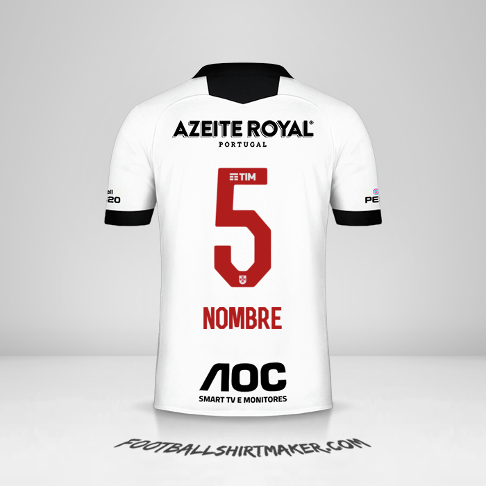 Jersey Vasco da Gama 2019/20 Tercera -  nombre - 5