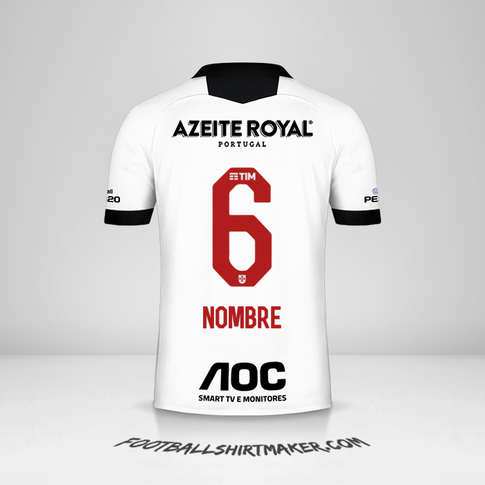 Jersey Vasco da Gama 2019/20 Tercera -  nombre - 6