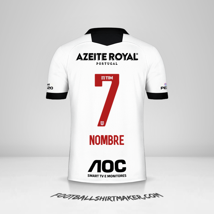 Jersey Vasco da Gama 2019/20 Tercera -  nombre - 7