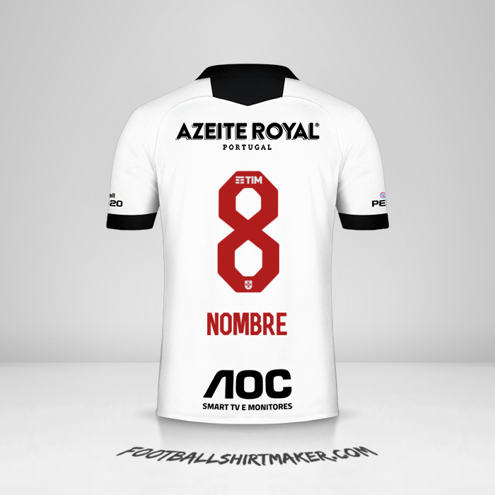 Jersey Vasco da Gama 2019/20 Tercera -  nombre - 8