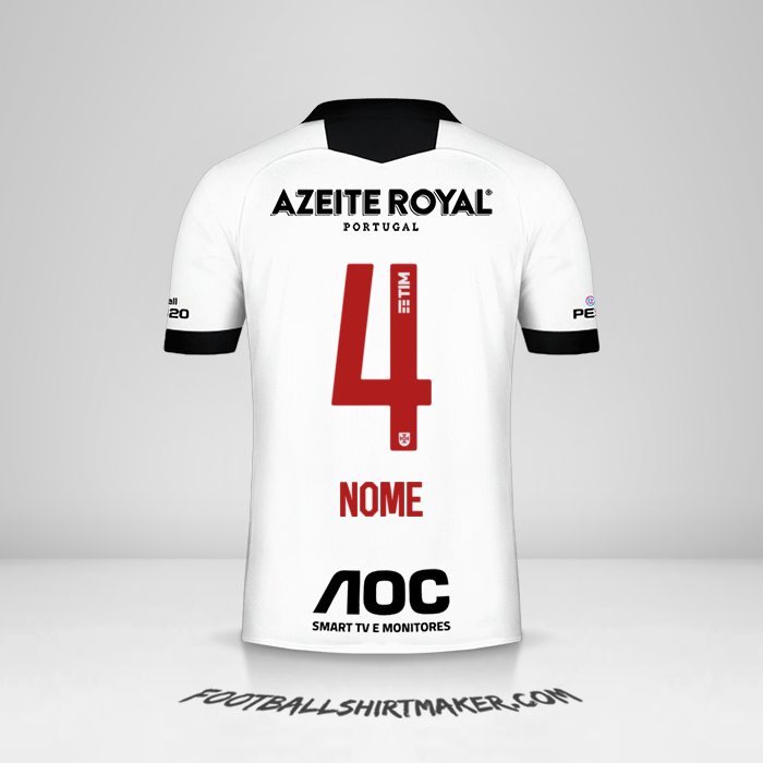 Camisa Vasco da Gama 2019/20 Terceira -  nome - 4