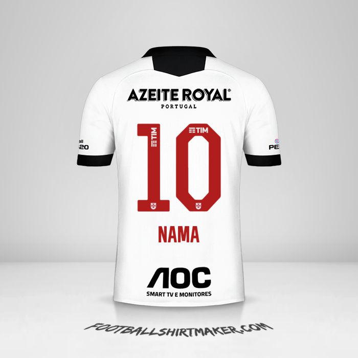 Jersey Vasco da Gama 2019/20 Ketiga -  nama - 10