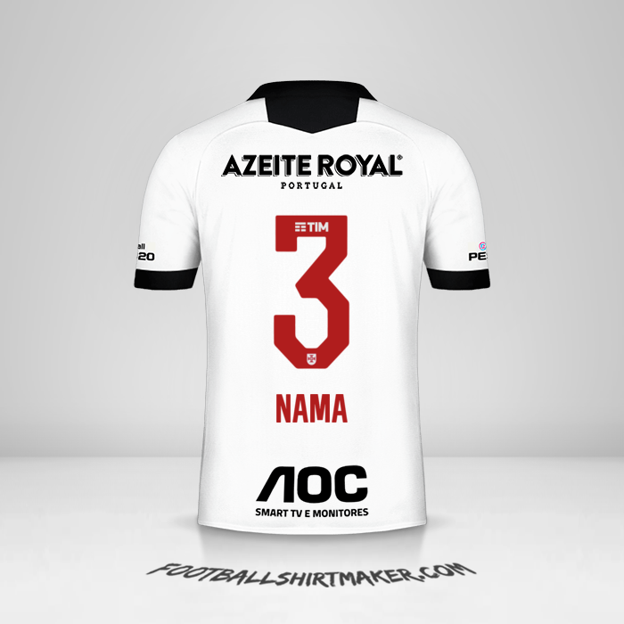Jersey Vasco da Gama 2019/20 Ketiga -  nama - 3