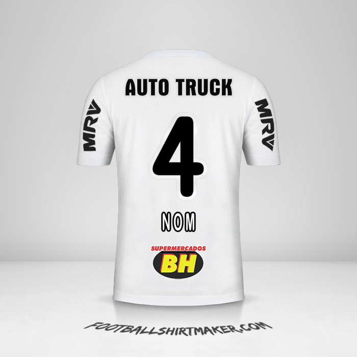 Maillot Atletico Mineiro 2019 Extérieur -  nom - 4