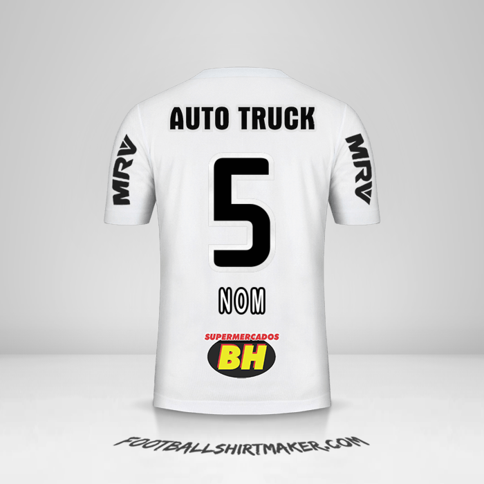 Maillot Atletico Mineiro 2019 Extérieur -  nom - 5