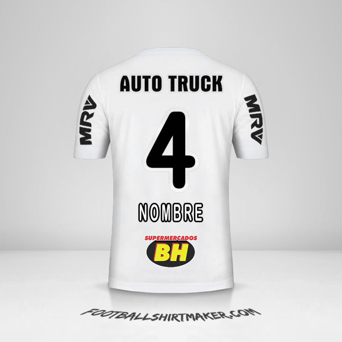 Camiseta Atletico Mineiro 2019 Visita -  nombre - 4