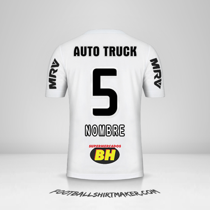 Camiseta Atletico Mineiro 2019 Visita -  nombre - 5