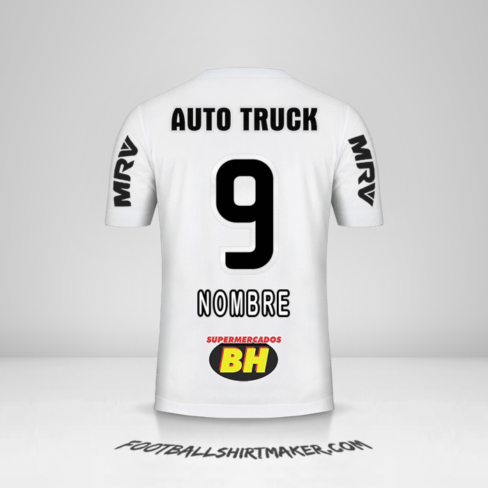 Camiseta Atletico Mineiro 2019 Visita -  nombre - 9