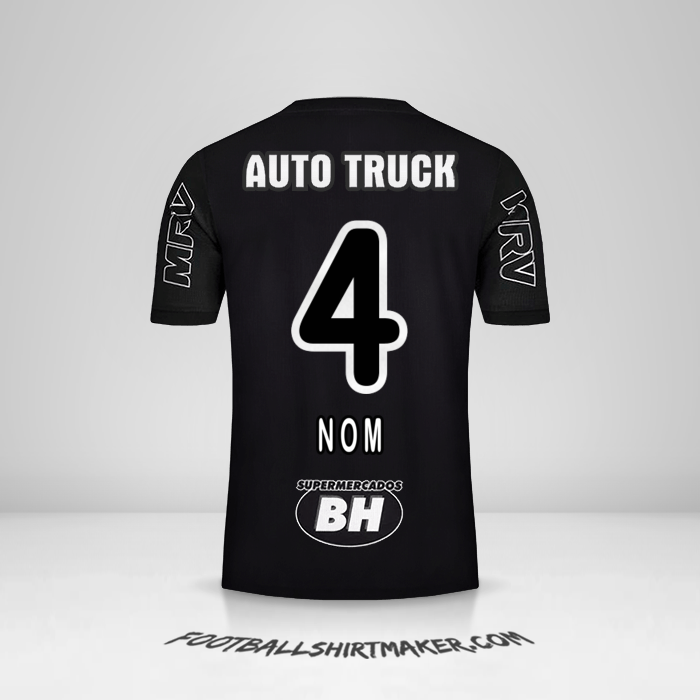 Maillot Atletico Mineiro 2019 Troisième -  nom - 4