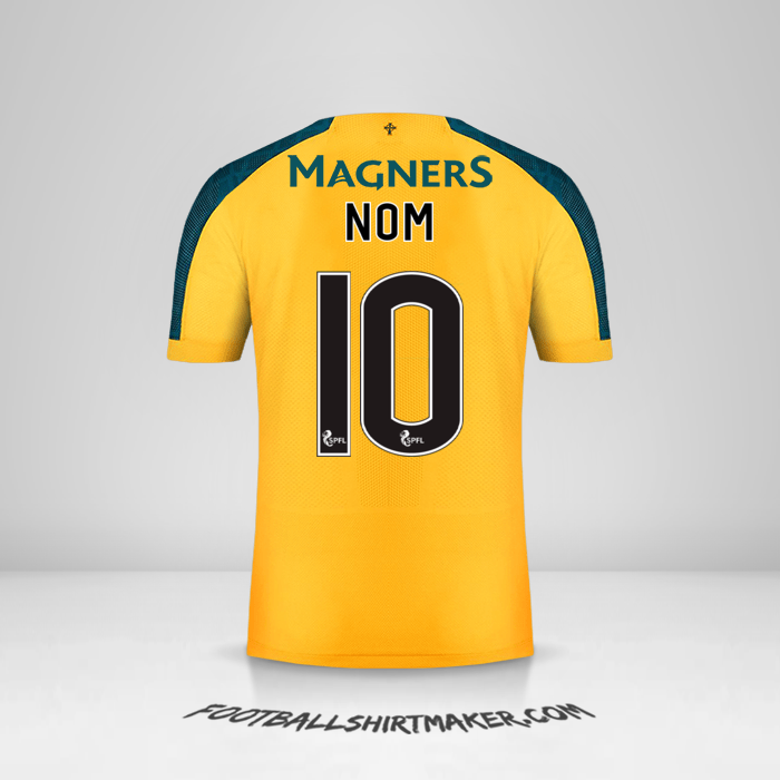 Maillot Celtic FC 2019/20 Extérieur -  nom - 10