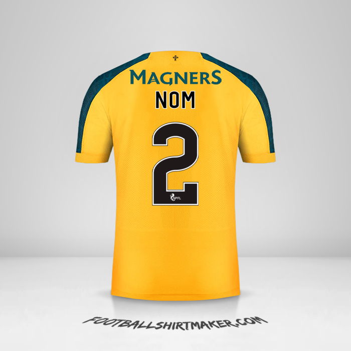Maillot Celtic FC 2019/20 Extérieur -  nom - 2