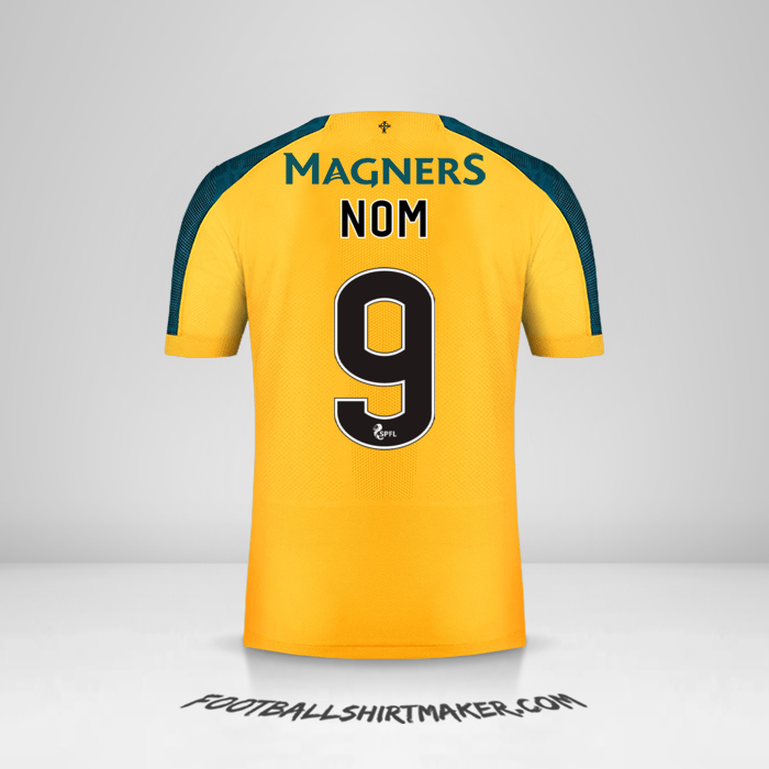 Maillot Celtic FC 2019/20 Extérieur -  nom - 9