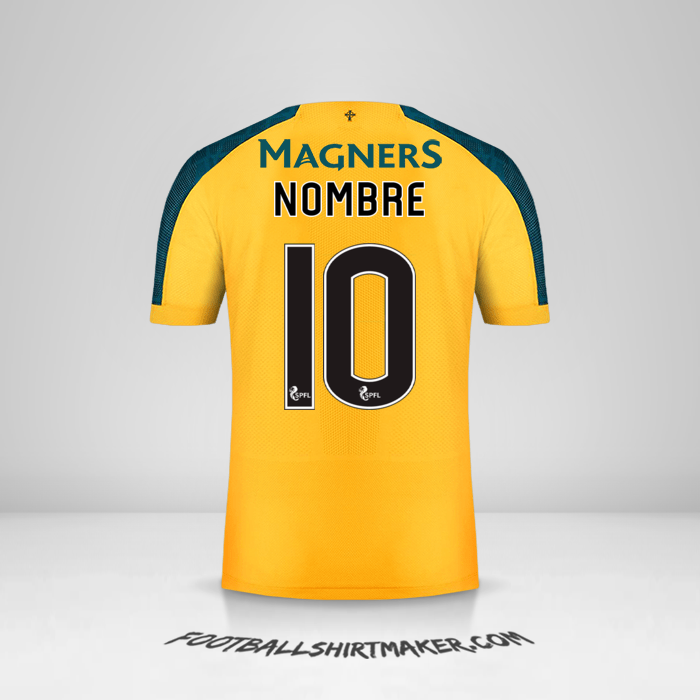 Jersey Celtic FC 2019/20 Visita -  nombre - 10
