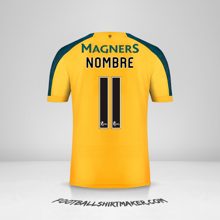 Jersey Celtic FC 2019/20 Visita -  nombre - 11