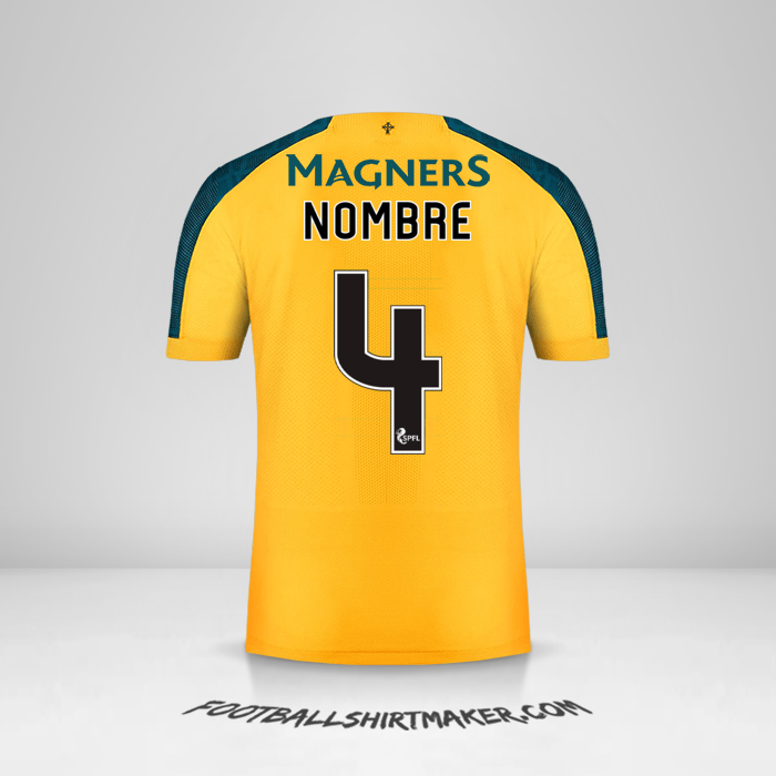 Camiseta Celtic FC 2019/20 Visita -  nombre - 4