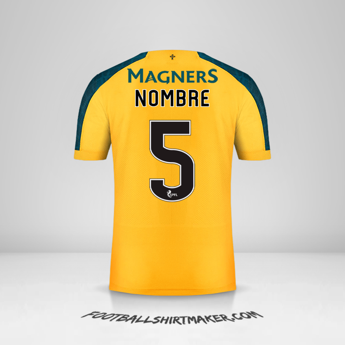 Jersey Celtic FC 2019/20 Visita -  nombre - 5