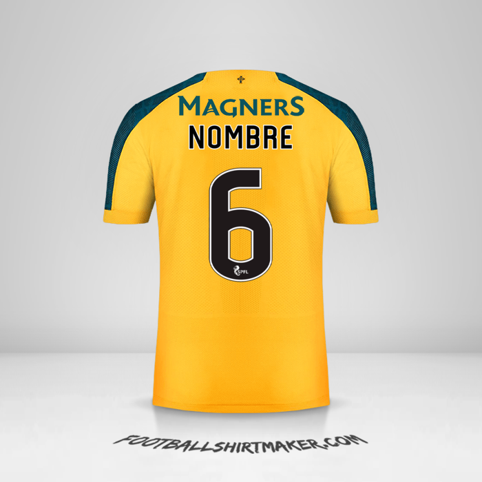 Jersey Celtic FC 2019/20 Visita -  nombre - 6
