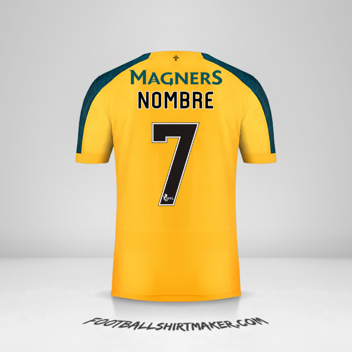 Jersey Celtic FC 2019/20 Visita -  nombre - 7