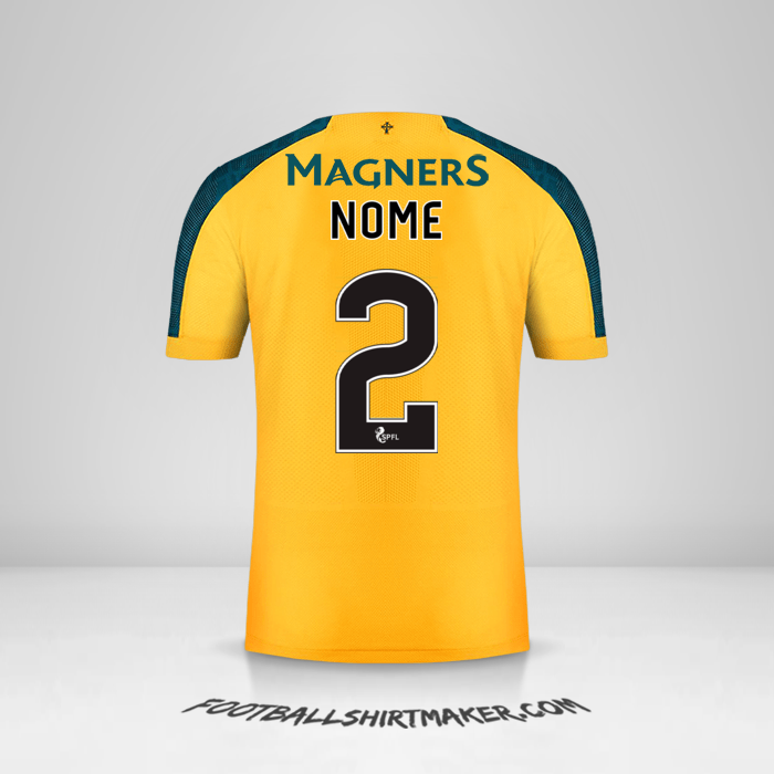Camisola Celtic FC 2019/20 Alternativa -  nome - 2