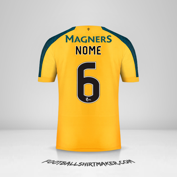 Maglia Celtic FC 2019/20 Seconda -  nome - 6