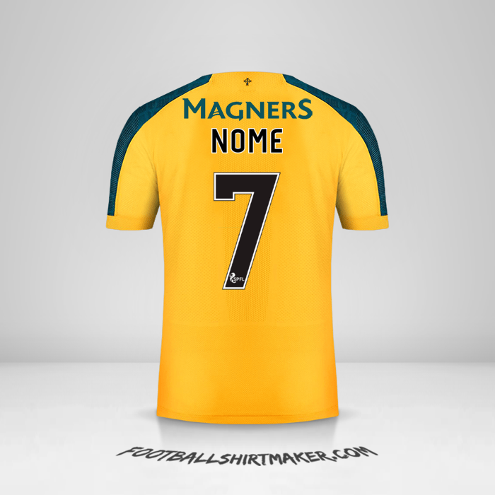 Maglia Celtic FC 2019/20 Seconda -  nome - 7