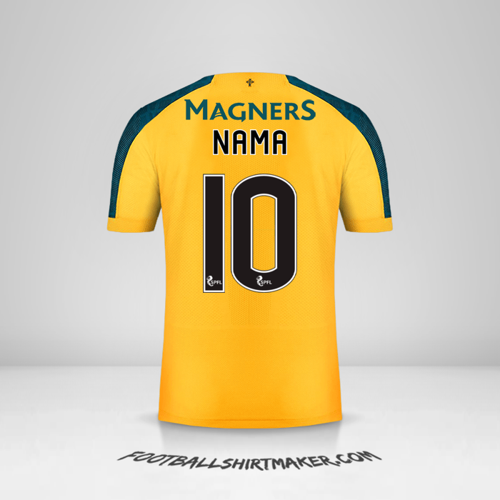 Jersey Celtic FC 2019/20 Alternatif -  nama - 10