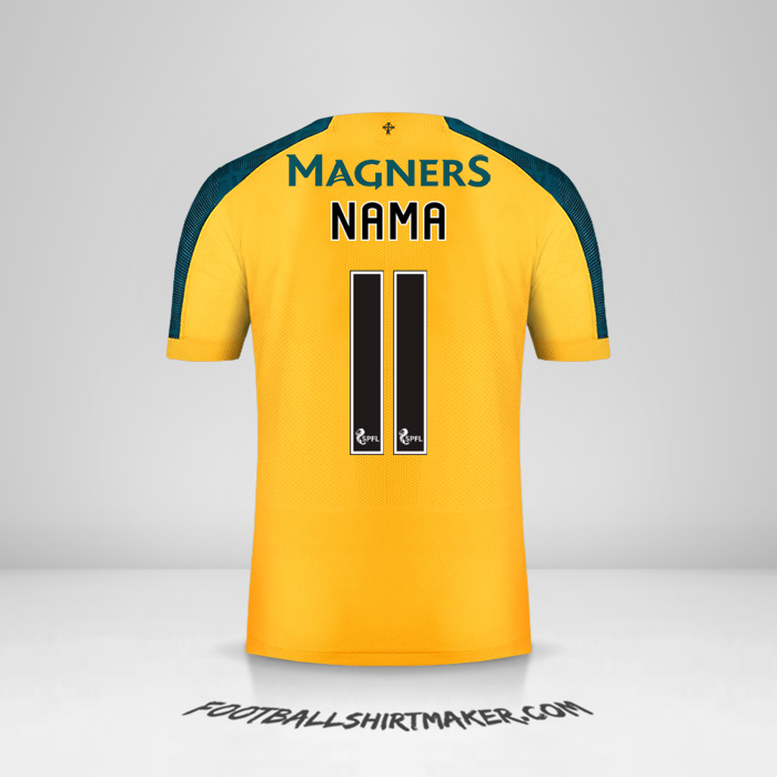 Jersey Celtic FC 2019/20 Alternatif -  nama - 11